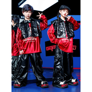 Áo Hip Hop Cho Bé Gái Đồ Nhảy Cho Đồ Nhảy Hiện Đại Bé Trai Trẻ Em Set Đồ Dance Đồ Biểu Diễn Cho Đồ Nhảy Zumba