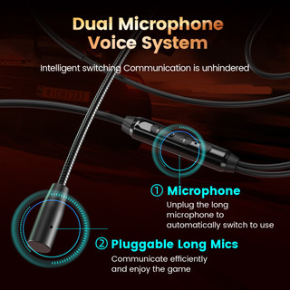 Tai nghe chơi game có dây trong tai Elough3.5MM Type C có Mic Tai nghe âm thanh nổi HiFi