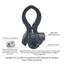 Pealike Universal Micro Kẹp Giá Đỡ Cho Nhiều Mics Có Núm Góc Có Thể Điều Chỉnh ABS Nhựa Xây Dựng
