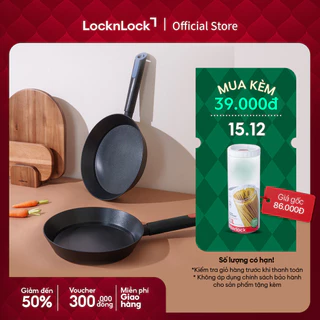 Chảo chống dính Lock&Lock Frypan Index IH 22-26cm phủ titanium dùng được bếp gas, bếp điện, bếp từ, bếp hồng ngoại