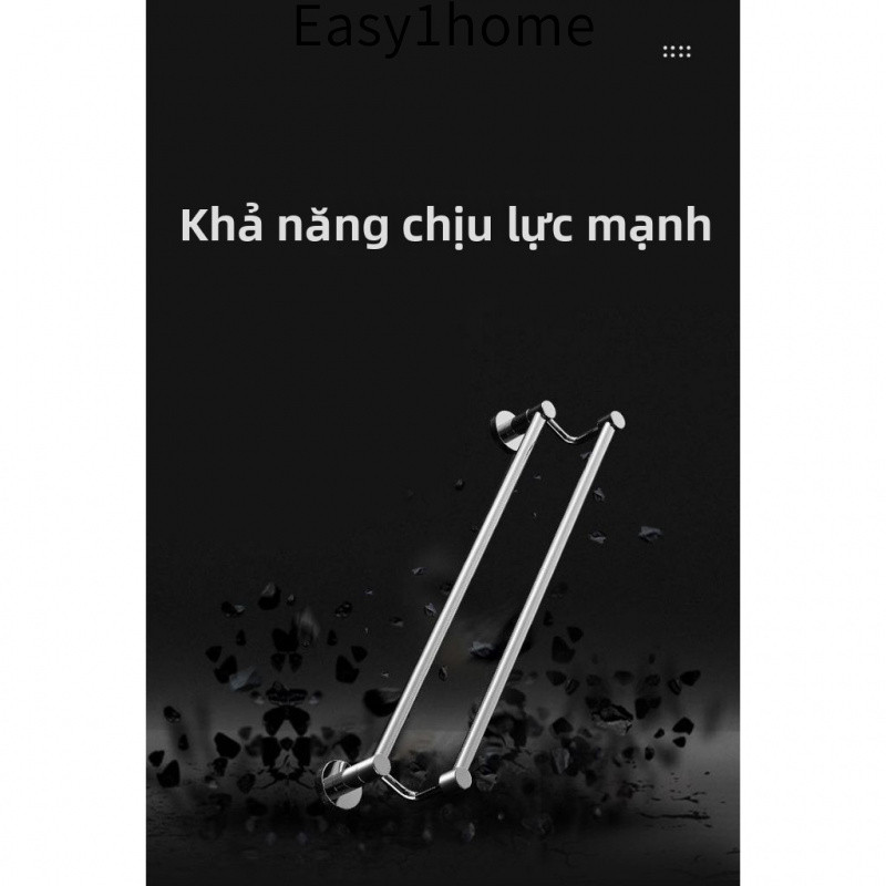 【 KOHLER 】Giá treo khăn tắm hai lớp không cần khoan, nhiều kích cỡ, bằng thép không gỉ chống ăn mòn, giá treo khăn chống
