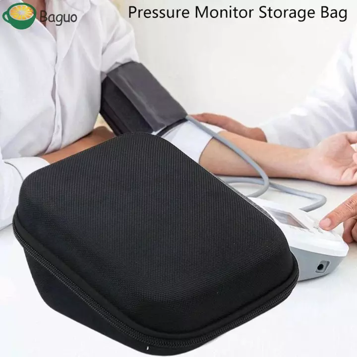 Hộp đựng máy đo huyết áp BAGUO, Túi bảo vệ máy đo huyết áp vỏ cứng chống sốc, Thiết kế lưới Vỏ cứng chống nước dung tích lớn cho máy đo huyết áp