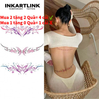 Hình xăm tạm thời INKARTLINK - Nhãn dán đầy màu sắc cho trang điểm hàng ngày
