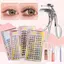 🚚【giao Hàng 24h】10 Hàng / 1 Bộ Lông Mi Giả Mèo Dễ Thương Paw Cụm Falsies Trang Trí