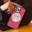 Nơ sọc thời trang Thích hợp cho iPhone 17ProMax 16Pro 15 11 12 13 14 xs XR 17Air Vỏ bảo vệ hai lớp chống sốc KKVB