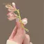 PNPIA- Tính Khí Sang Trọng Hoa Lily Trâm Cài Cho Nữ Cô Gái Vintage Men Chân Đa Năng Sáng Bóng Xòe Quần Áo Phụ Kiện Quà Tặng