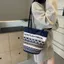 Túi Vải Tote Nữ Dung Tích Lớn 2024 Vải Phong Cách Mới Mùa Hè Thường Ngày Một Vai Đi Lại Xô Túi Xách Hợp Thời Trang 31305