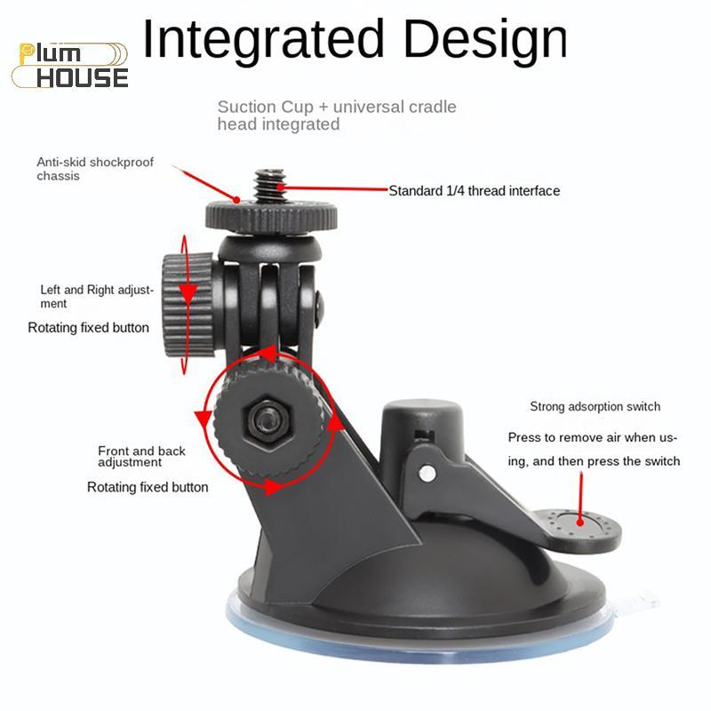 PlumHOUSE Ô Tô GPS DV DVR Đa Năng Mini Ô Tô Hút Cốc Gắn Chân Máy Giá Đỡ Gắn Xe Ô Tô GPS DV DVR Camera Phụ Kiện Đa Năng VN