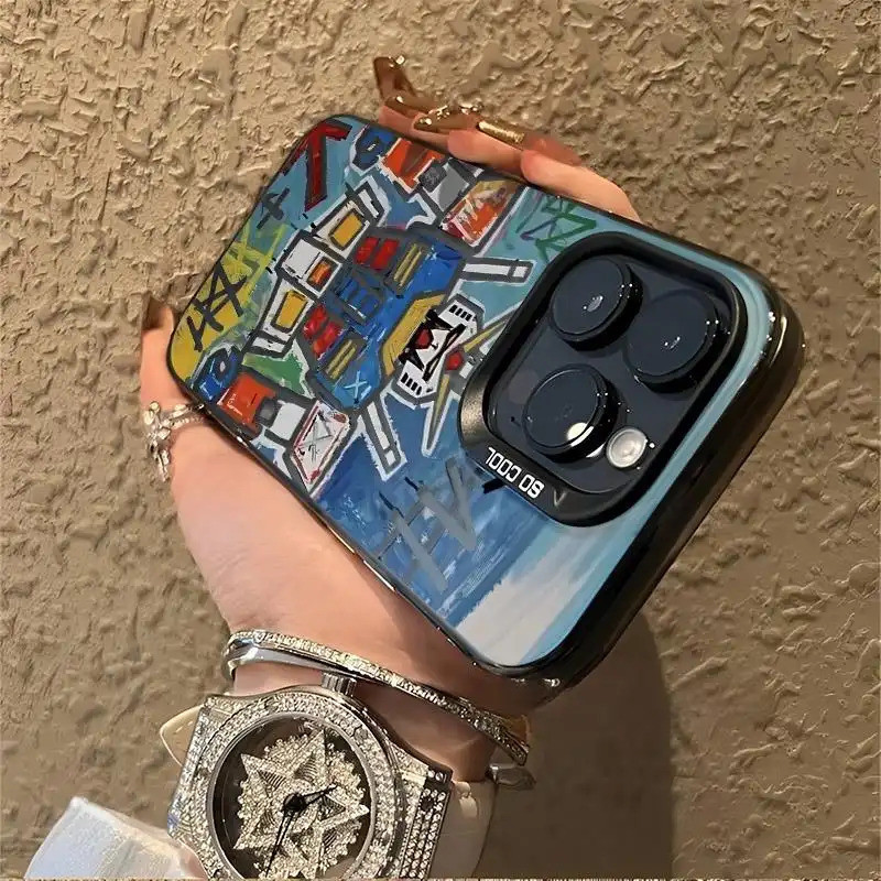 Ốp lưng Gundam nhiều màu, chất liệu da PU bền đẹp chống sốc tốt Bảo Vệ Camera Cấp iPhone 17/16/15/14/13/12/11/X/XS Max