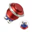 Công tắc nút nhấn FANIELLAPOWELL, Công tắc tạm thời 16mm tự cài đặt lại, Công tắc điện kim loại đầu tròn chuyên nghiệp Phụ kiện ô tô
