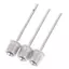 10 Chiếc Thép Không Gỉ Bơm Pin Thể Thao Bóng Bơm Bơm Bơm Bơm Kim Cho Bóng Đá Đẹp