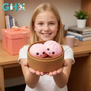 GHX Mềm Bánh Bao Bóp Bóng Nhiều Màu Sắc Căng Thẳng Bộ Đồ Chơi Có Thể Tái Sử Dụng Quà Tặng Tái Chế Thấp Cho Học Sinh Và Bạn Bè VN