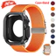 Ốp lưng + dây đeo nylon tương thích cho Apple Watch Series11 / 10 46mm 42mm Ultra 3 / 2 / 1 49mm 9 8 7 6 5 4 SE 3 45mm 41 44 40mm