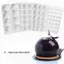 CANAMEK Khuôn Bánh Silicon 3D Bóng Hình Trái Tim Mousse Khuôn Trang Trí Sô Cô La Đảng Dụng Cụ Nướng Bánh CSF