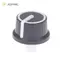 JCSYFAC 2 Chiếc 25 * 25.5MM Cao Su Nửa Trục Núm Điện Áp Bộ Mã Hóa Quay Công Tắc Khối Lượng Mới