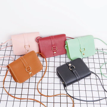 Women's Minimalist Phone Bag – Black