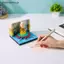 {BUDDI} Lịch 3D Tear-away 2027 có đèn LED để tổ chức bàn làm việc và Ambiance văn phòng {buddingenergy}