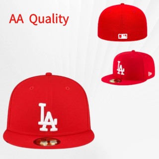 Los Angeles Dodgers Major League Bóng chày Mũ vành phẳng đa chức năng mới / kỷ nguyên, Dòng màu đỏ, Phong cách Mỹ đa năng, Phong cách cặp đôi Hip Hop của Mỹ