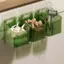 Luckyew 1 Chiếc Nhà Bếp Tỏi Gừng Và Hành Trong Suốt Giỏ Bảo Quản Treo Tường Nhỏ Treo Tường Hộp Bảo Quản Lưu Trữ Ra TQ
