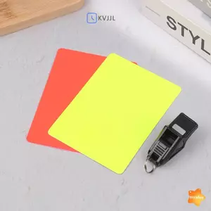 1 Còi + Thẻ Vàng Và Đỏ Cho Bóng Rổ Bóng Đá Bóng chuyền Futsal Và Bóng ném Trọng tài Futsal Mới