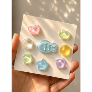 Set Charm Cá Hồng Galaxy ✨🐟 Charm Cá Mini Mix Sao Biển, Trái Tim Và Vỏ Sò Lấp Lánh Tone Hồng Pastel Gắn Dép Cute 🌸💖
