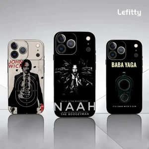 TP-1 Phim J-John Wick Chương Ốp Lưng Điện Thoại IPhone 17 16 15 14 13 12 11 Pro Max Plus Mini Đen Mờ Vỏ Mềm Funda