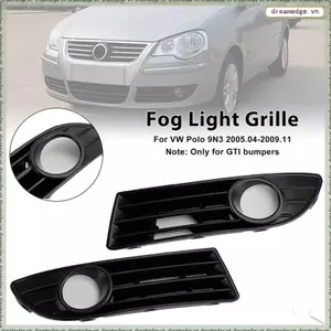2 Lưới tản nhiệt che khung đèn sương mù cho 9N 2005-2009 6Q0853665E, 6Q0853666G