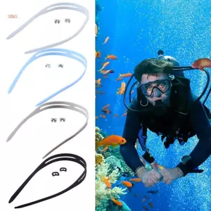 Shas 2 Chiếc Thiết Thực Bơi Goggle Dây Đeo Có Kẹp Silicon Bơi Kính Dây Bơi Phụ Kiện Dễ Dàng Lắp Đặt