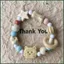 SQ Hoạt Hình Dễ Thương Hello Kitty Vòng Tay Gốm Học Sinh Bé Gái Trang Phục Phụ Kiện Quà Tặng Ngày Lễ Tình Nhân Cho Bạn Gái