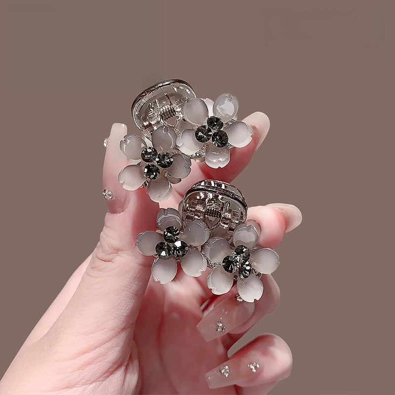 MAUROPOLI Phong Cách Mới Kim Cương Đính Hoa Nhỏ Lấy Kẹp Trán Tóc Gãy Lưng Đầu Cá Mập Kẹp