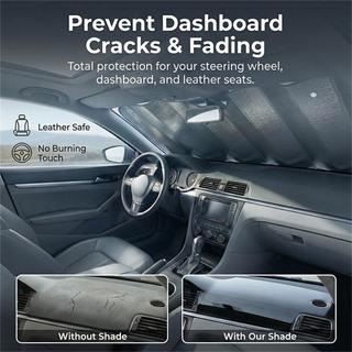 Bóng Nắng Cho Kính Chắn Gió Ô Tô Có Thể Gập Lại Accordion Lớn Phản Quang Che Nắng Ô Tô Cho Xe SUV Xe Tải Xe haoyisvn