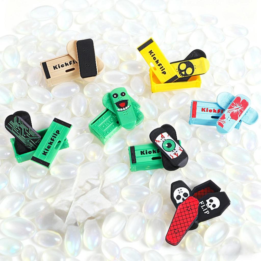 KickFlip Từ Fidget Deck 3D In Hình Fidget Đồ Chơi Từ Tính Mini Ngón Tay Dành Cho Trẻ Em Giảm Căng Thẳng