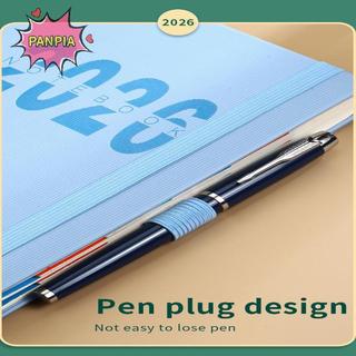 ⚡24h⚡[PNPIA] Sổ tay lập kế hoạch 2026 chất lượng cao Hàng ngày Hàng tuần Lịch kế hoạch hàng tháng Kích thước A5 với vỏ da giả dành cho sinh viên doanh nhân VN