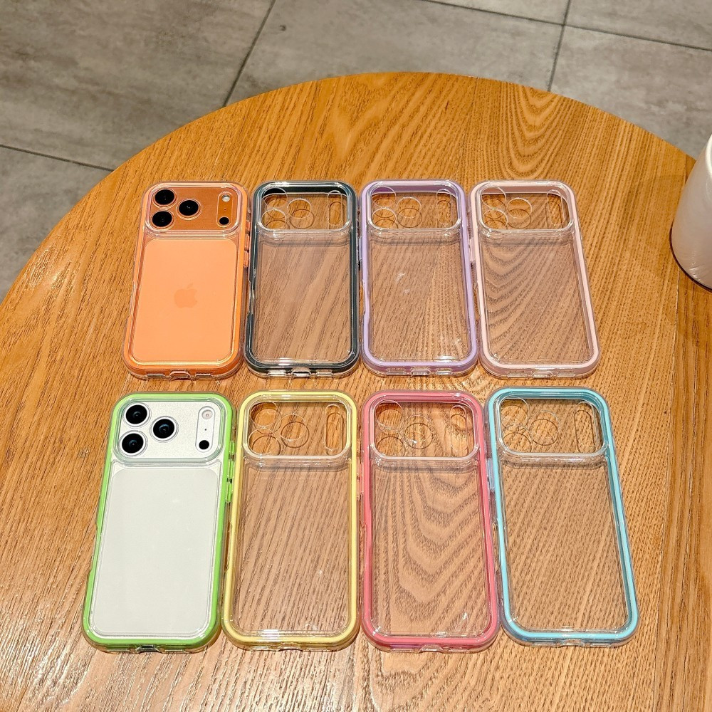 Ốp Điện Thoại Mềm Chống Rơi Độ Dày Cho iPhone 17 16 15 Pro PROMAX 17 Air Plus Chống Sốc Không Vàng