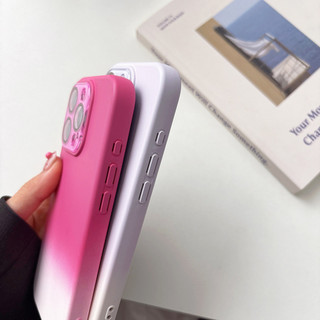 [JLK] Ốp Lưng Cho iPhone 17 Pro Max Air Gradient Màu Mềm Silicon Lỏng Chống Vân Tay Cho iPhone 16 15 14 Plus 13 12 Pro Max Vỏ Chống Sốc