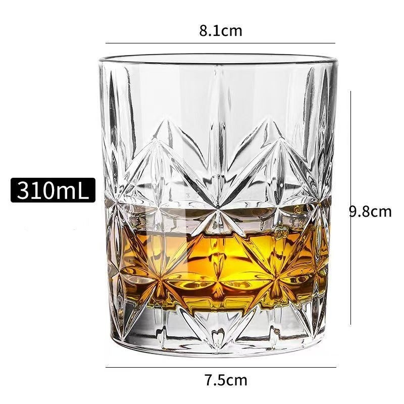 🔥Whisky Thanh Thủy Tinh Sáng Tạo Thủy Tinh Hộ Gia Đình Cocktail Thủy Tinh Rượu  Thủy Tinh O1QS