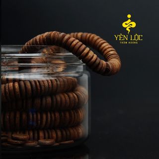 Vòng Trầm Hương Hạt Nút Tốc Kiến Tự Nhiên - Mùi Thơm Ngọt Ngào - Trầm Hương Yên Lộc
