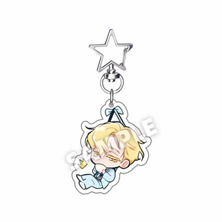 Popular Anime ALIEN STAGE Keychains Pendant Car KeyChain Acrylic MIZI SUA TILL IVAN HYUNA LUKA Fans cosplay Acce