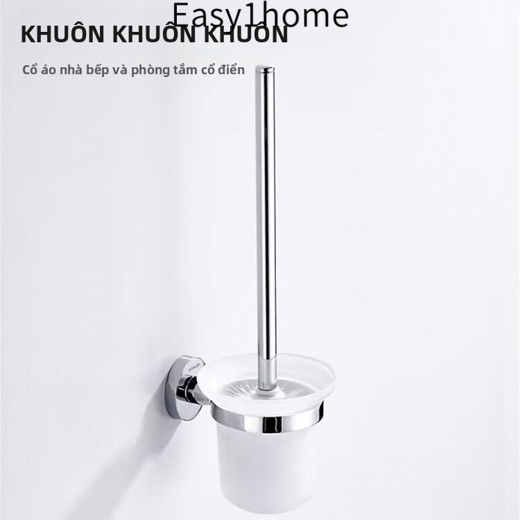 【 KOHLER 】Bàn chải toilet bằng thép không gỉ không cần khoan, dụng cụ vệ sinh toilet không góc chết, bàn chải toilet lôn