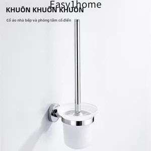 【 KOHLER 】Bàn chải toilet bằng thép không gỉ không cần khoan, dụng cụ vệ sinh toilet không góc chết, bàn chải toilet lôn