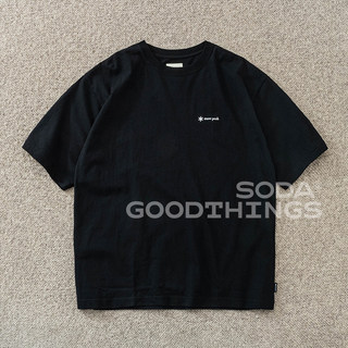 Hàng sẵn có Cặp đôi Top Unisex SNOW Phong cảnh cây in họa tiết dáng rộng 100% Cotton cao cấp Áo thun ngắn tay cổ tròn