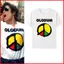 YB1 Michael Jackson dày cotton tee 2026 người hâm mộ phim quà tặng PEACE AND LOVE Áo thun ngắn tay BY1