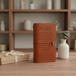 Tạp chí da giấy dày không bong bóng Vỏ lâu trôi Nhật ký có thể đổ lại Thiết kế cổ điển cho con trai, mẹ