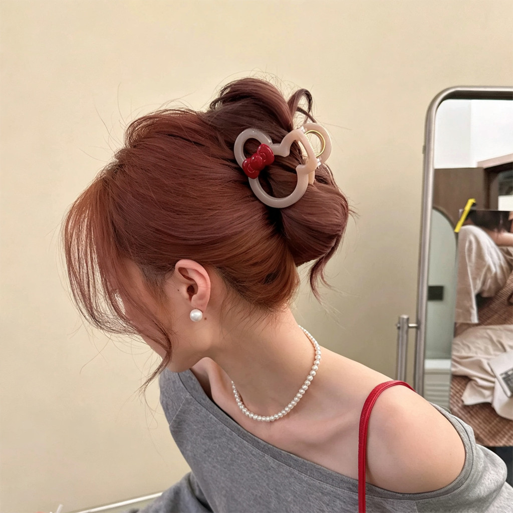 Kẹp Tóc Chuột Minnie Dễ Thương Kẹp Tóc Nữ Cá Mập