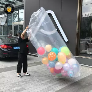 {TB & Bag} Túi đựng bóng bay để vận chuyển Ballon Túi nhựa lớn trong suốt Túi đựng đồ thải bỏ đám cưới sinh nhật.