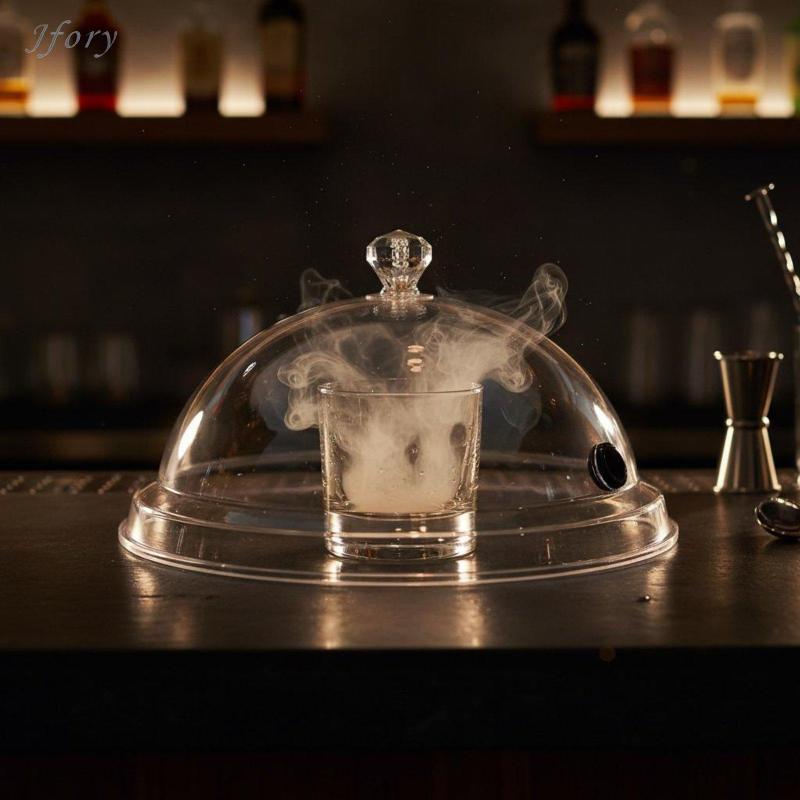 Jfory Vỏ khói Cocktail hiệu quả cao Phụ kiện hút thuốc vòm ẩm thực cho nhà hàng quán Bar Nhà bếp