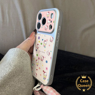 Cho IPhone 15 11 16 12 17 13 14 Pro Max 17 Air 14 Plus Phim hoạt hình toàn màn hình Kitty Cat Instant Sticker Case