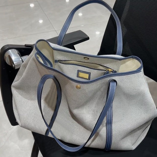 Túi tote đơn giản thông thường bằng vải canvas đa năng hàng ngày