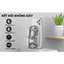 Chuột Không Dây WIWU Crystal WM105 - Thiết Kế Trong Suốt Lộ Cơ, Kết Nối 3 Thiết Bị, Đèn LED RGB, Click Silent Êm Ái