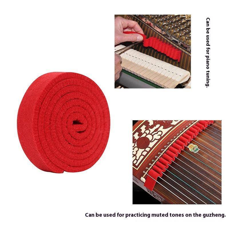 QIUWU Piano Đa Năng Cách Âm Băng Chỉnh Phụ Kiện Dụng Cụ Chuyên Nghiệp Len Nỉ Dải Cotton Im Lặng.